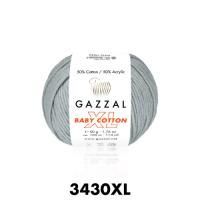 GAZZAL  BABY COTTON XL  3430  - 50% Хлопок, 50% Акрил 50 г/105 м