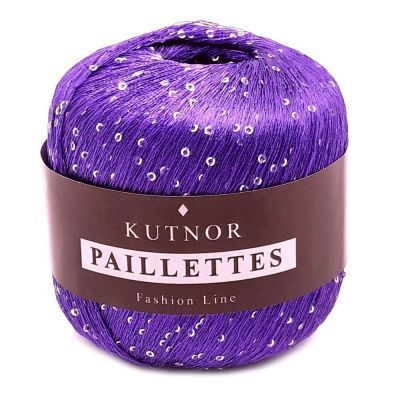 Пряжа KUTNOR Paillettes (036) 100% Полиамид 50гр, 360м